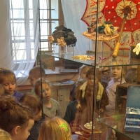 Děti z II. třídy byly na výstavě v muzeu...