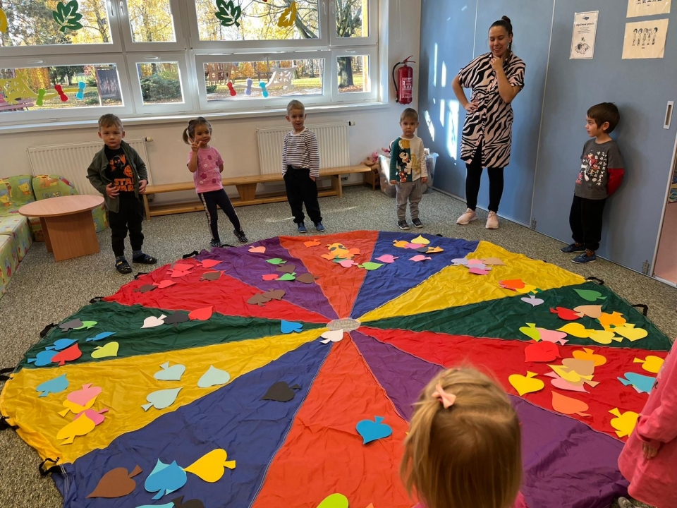 Hry s podzimními listy - V.třída